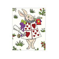 Caspari Alice in a Winter Wonderland Gift Enclosure Cards, 20 with Envelopes