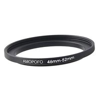 Universal 46-52mm /46mm to 52mm Step Up Ring Filter Adapter for UV,ND,CPL,Metal Step Up Ring