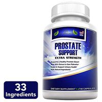 Stop Frequent Urination! The Most Complete Super Prostate Health Support Supplement Pills Formula for Men with 33 Natural Ingredients Including 45% Saw Palmetto Extract. Best for Men's Urinary Health