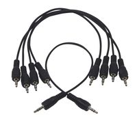 5 Pack YCS Basics 1 Foot 3.5mm Male to Male Stereo Audio Cable Headphone/Phone / MP3 Cable- for Your Car AUX Port, iPhone, iPod, Smartphone, Tablet