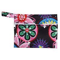 Menstrual Pads Bag, Waterproof Reusable Mini Wet Bags Pouch with Zippered Fits Female Used for Menstrual Pad Sanitary Napkin Menstruation Kit(WSDD5)