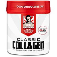 Old School Labs Classic Collagen - The Athlete's Collagen - Hydrolyzed Type I & III with BioFit Probiotics for Gut Health & Maximum Absorption - For Recovery, Muscle, Joints, Hair & Skin - 41 Servings