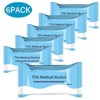 60pcs Small rubbing acohol Wipes with 75% acohol Hand Wipes