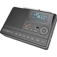 Sangean CL-100 Deluxe Table TOP AM/FM Clock Radio with Same Weather Alert