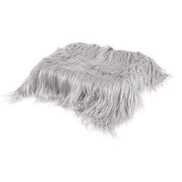 Vedory Baby Photo Props Boy Girls Newborn Baby Photography Shoot Wrap Soft Fur Quilt Photographic Mat (Light Grey),0-3 Months