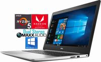 Dell Inspiron 5575 15.6", RYZEN 5 Upto 3.6GHz, 8GB DDR4, 128GB SSD M.2 + 1TB HDD, AMD Radeon Vega 8, HDMI, Card Reader, Wi-Fi, Bluetooth, USB, Windows 10 Pro (Blue) FHD Notebook Laptop