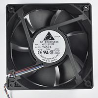 Swellder DELTA AFC1212DE Fan 12V 1.6A 120mmx38mm for DELL P/N Y4574 5-Pin 4-Wire, Dual Ball Bearing cooling fan,DC BRUSHLESS