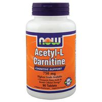Acetyl-L-Carnitine 750 mg - 90 Tablets By Now Foods