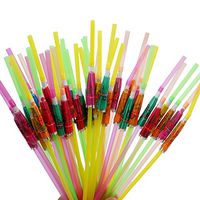 Myhouse 50pcs Drinking Straws Umbrella Style Juice Straws for Parties, Bars, Restaurants