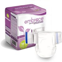 Embrace Adult Skin Caring Stretch Briefs with Leakage Barriers - Large/X-Large - 48" - 66" (16/pk | 6 pk/cs)