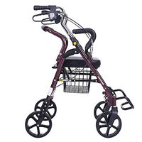 Elderly Trolley Elderly Shopping Cart Buy Scooter Four Wheel Aluminum Alloy Folding Canter Wheelchair