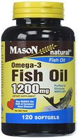 Mason Vitamins Fish Oil Omega-3 Softgel, 120 Count