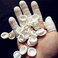 Basbsa Disposable Gloves Medium Food Safe Latex Free Nitrile Sterile，Natural Latex Anti-Static Finger Cots Practical Design Disposable Makeup Eyebrow Extension Gloves Tools (Color : 100PCS)