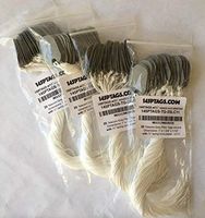 145P Tags (PROMO) w/11" Lacing cord pigtail (Qty 100) Telecom Grey FIBER 145PTAG