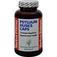 Yerba Prima Psyllium Husks Caps - 180 Capsules (Pack of 3)