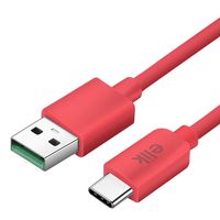 ELIK USB Type C Cable 3A Fast Charging USB-C to USB-A 2.0 Male Cable 3.6ft (1 Meter) White Compatible with Google Pixel, Samsung Galaxy S10/S9/S9+/S8/S8+/Note 8, New Mac (USB c Cable 3.3 feet red)