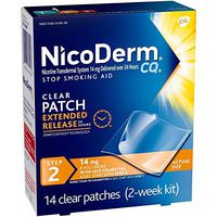 Nicoderm® CQ® 14 mg Step 2 Clear Patches - 14 Count