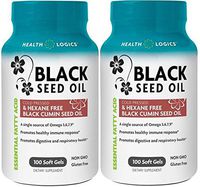 Health Logics Black Cumin Seed Oil Softgels, 100 Count (100 Pack Of 2)