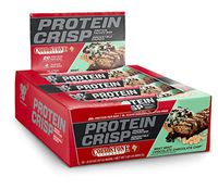 BSN Protein Crisp Bar by Syntha-6, Cold Stone Creamery Flavor-Mint Mint Chocolate Chip-Low Sugar Whey Protein Bar, 20g of Protein, 12 Count