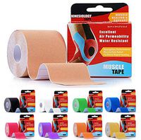 Kinesiology Tape Strapping Taping Athletic Sports Tape for Men Knee Shoulder Elbow Ankle Neck Muscle Superior Waterproof Adhesion Non Latex Safe for Kids Pregnant Women