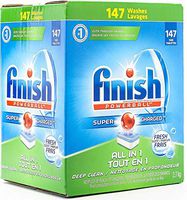 Finish All in 1 Powerball Auto Dish Detergent Tabs, Fresh, 147 Tablets