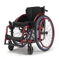 LAZ Sports Leisure Wheelchairs Transmission Lightweight Folding Foot Frame Inflatable Rear Wheel, Sports Trolley, 13kg