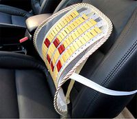QXXZ Lumbar Support Cushion,Cool Breathable Comfort Truck Pickup Truck Back Cushion Bamboo Lumbar Pad -3840CM