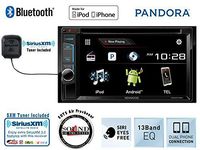 Kenwood DDX373BT DVD Receiver with Built in Bluetooth SiriusXM Satellite Radio Tuner, Antenna and a Sots Air Freshener
