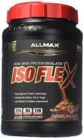 ALLMAX Nutrition - ISOFLEX - 100% Ultra-Pure Whey Protein Isolate - Caramel Macchiato - 2 Pound