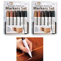 12 Pc Furniture Touch Up Marker Pen Wood Wax Scratch Repair Filler Remover Fix