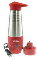 Uniox Car Cigarette Lighter DC12V Electric Kettle Boil Water Heating Cup Vacuum Insulated Automatic Working Red