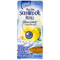 Glade Plugins Scented Oil Refill, Clean Linen, 0.67 Fluid Ounce