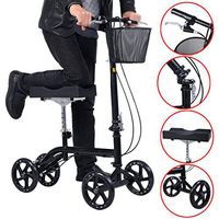 DreamHank Steerable Foldable Turning Brake Knee Walker Scooter