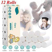 Mefezi Household Rolls Paper Towels Soft Toilet Paper Smooth for Daily Use Strong and Highly Absorbent
