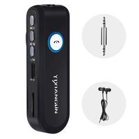 Wireless Bluetooth Receiver|Car Bluetooth Receiver|Car Kit 3.5mm Aux|AVRCP/A2DP/HSP/HFP|HiFi Sound Stereo for Home Audio|Waterproof IPX6|FM Radio|Built-in Mic Hands Free Calling by YIXIANGLIN