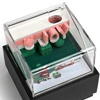 Luwsldirr DIY Memo Pads Decor Note Paper Art Building Block Santa Tree Card Green