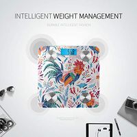 Cartoon Mighty Cock Body Weight Scales Digital Weighing Machine Digital Body Scale Tracks 8 Key Compositions Analyzer Sync with Fitness Apps 400 Lbs