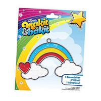 Colorbok Makit and Bakit Suncatcher Kit, Rainbow with Clouds (Limited Edition)