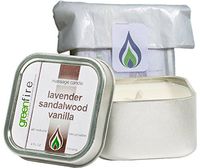 Greenfire All Natural Massage Oil Candle, Lavender Sandalwood Vanilla, 4 Fluid Ounce