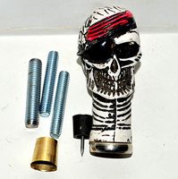 Skull Head Handle vintage Walking Cane Wooden Stick Stylish Cane