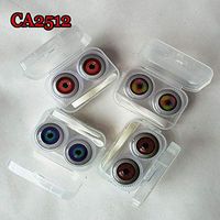 CA2512 Anime Eyeball Deco Crystal Contact Lens case 2pcs