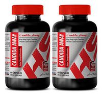 antioxidant Boost - Candida Away - Extra Strength Formula - Candida Elimination - 2 Bottles (120 Capsules)