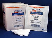 Gauze Sponge Medi-Pak Performance Cotton Gauze 8-Ply 2 X 2 Inch Square Sterile - 100/BX (MFN # 16-4228)