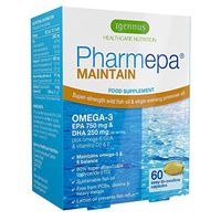 Pharmepa Maintain EPA DHA Omega-3 Fish Oil & D3, 750/250 per Serving, Odorless, 60 Small softgels