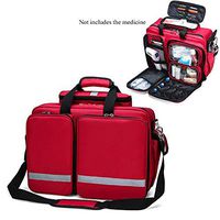 LYAID First Response Trauma Bag First Aid Empty Kit Bag, for Emergencies at Home, Outdoors, Car, Camping, Workplace, Hiking & Survival