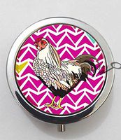 BlackKey Animal Chicken 3-Compartment Decorative Pocket Gift Box Case Organizer for Pill, Color 1 -1787