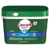 Cascade Complete Actionpacs, Dishwasher Detergent, Fresh Scent, 43 count