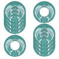 ExpressionMed - Adhesive Patch for Libre (10-Pack) - Pre-Cut, Waterproof, Non-Fraying CGM Tape (Narwhal)