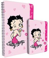 Betty Boop Limited Edition Deluxe Wide Range Stationary-Choose Your Option (Kiss A4 Spiral Notebook)