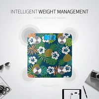 Bluetooth Body Weight Scale Cartoon Trend Cute Fruit Pineapple Scale Body Fat Body Fat Composition Monitor Analyzer with Smartphone App for Body Management-396 Lbs